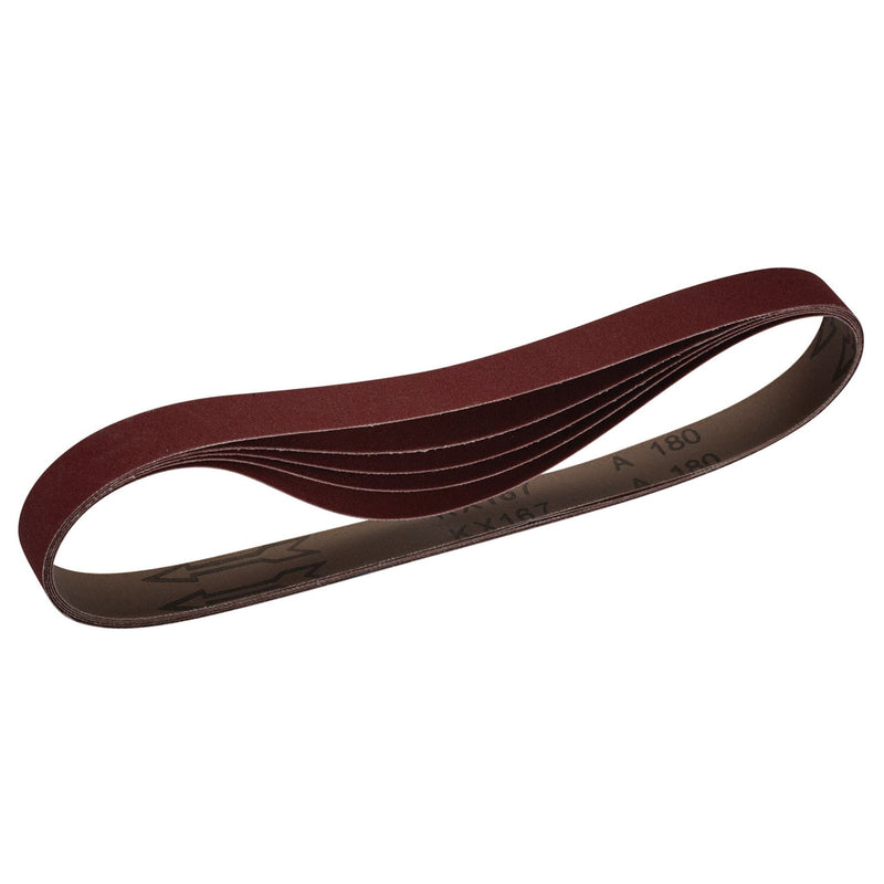 Draper Cloth Sanding Belt, 25 x 762mm, 40 Grit (Pack of 5) 08694 Draper - Dynamic Drive