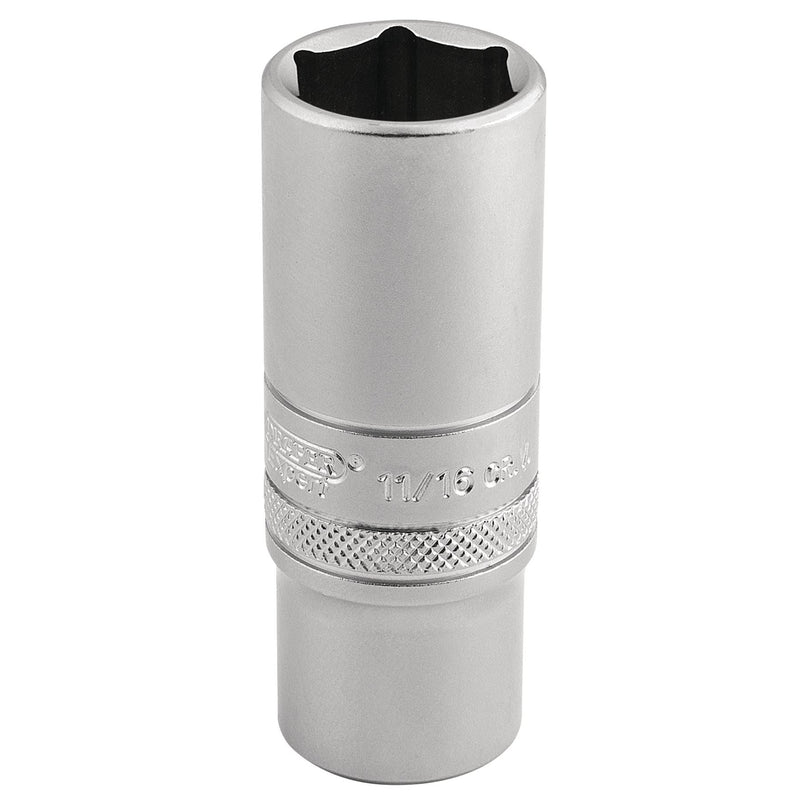 Draper 6 Point Metric Deep Socket, 3/8" Sq. Dr., 17mm 16585 Draper - Dynamic Drive