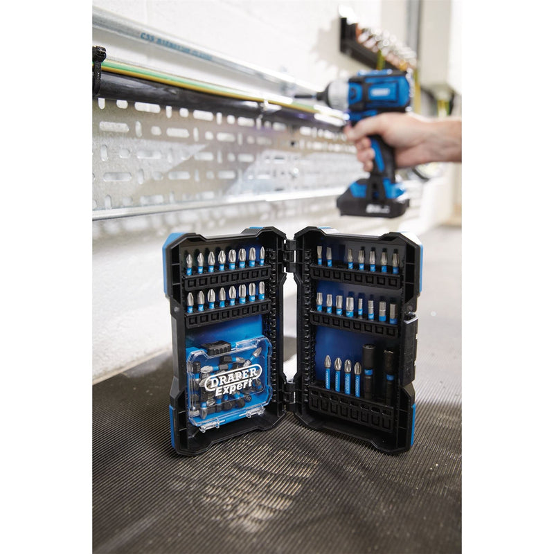 Draper Expert Impact Screwdriver Bit Set, 1/4" Hex (65 Piece) 04932 Draper - Dynamic Drive