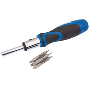 Draper Ratchet Screwdriver and Bit Set (13 Piece) 43640 Draper - Dynamic Drive