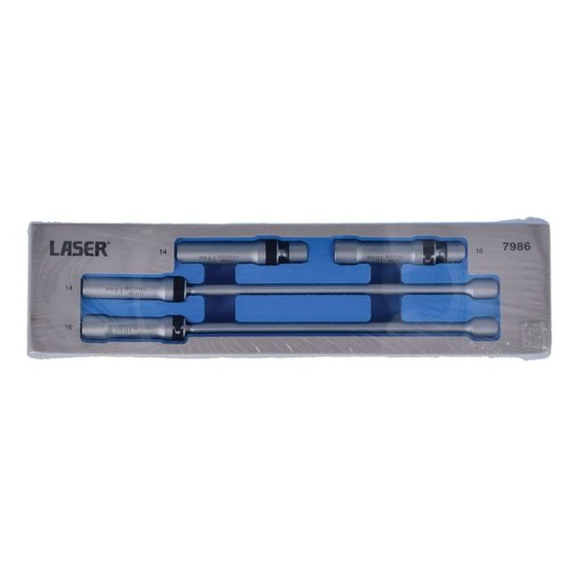 Laser Spark Plug Socket Set 3/8"D 4pc 7986 Laser - Dynamic Drive