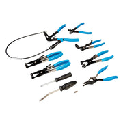 Silverline Hose Clip Removal Tool Set 9pce 18 - 54mm Silverline - Dynamic Drive