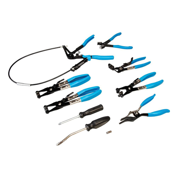 Silverline Hose Clip Removal Tool Set 9pce 18 - 54mm Silverline - Dynamic Drive
