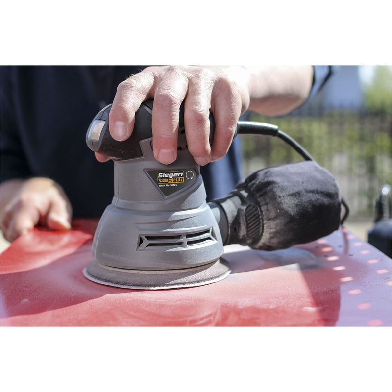 Sealey Dual Action Palm Sander125mm 240W/230V S0125 Sealey - Dynamic Drive