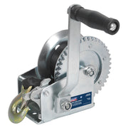 Sealey Geared Hand Winch 540kg Capacity with Webbing Strap GWW1200M Sealey - Dynamic Drive