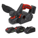 Sealey SV20 Series Cordless Planer Kit 20V - 2 Batteries CP20VEPKIT Sealey - Dynamic Drive