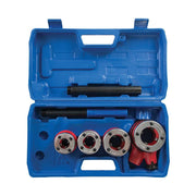 Silverline Pipe Threading Kit 5pce 1/2”, 3/4”, 1” & 1-1/4” BSPT Silverline - Dynamic Drive