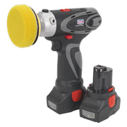 Sealey Cordless Polisher/Sander 75mm 14.4V Li-ion - 2 Batteries CP6005 Sealey - Dynamic Drive
