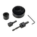 Silverline Holesaw Set 11pce 19 - 64mm 995740 Silverline  - Dynamic Drive
