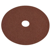 Sealey Fibre Backed Disc100mm 40Grit Pack of 25 WSD440 Sealey - Dynamic Drive