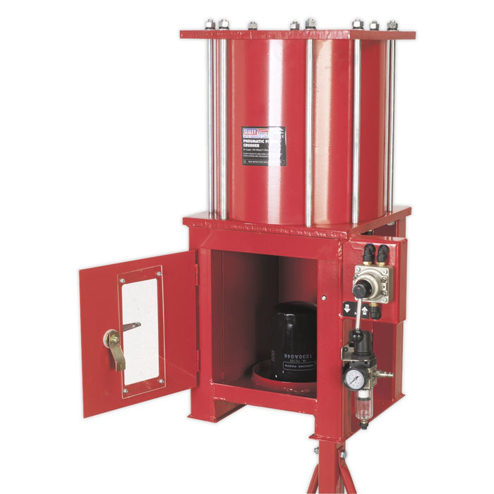Sealey Pneumatic Oil Filter Crusher HFC08 Sealey - Dynamic Drive