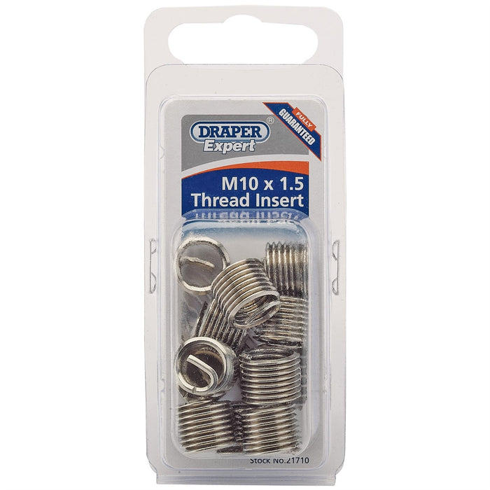 Draper Metric Thread Insert Refill, M10 x 1.5 (Pack of 12) 21710 Draper - Dynamic Drive