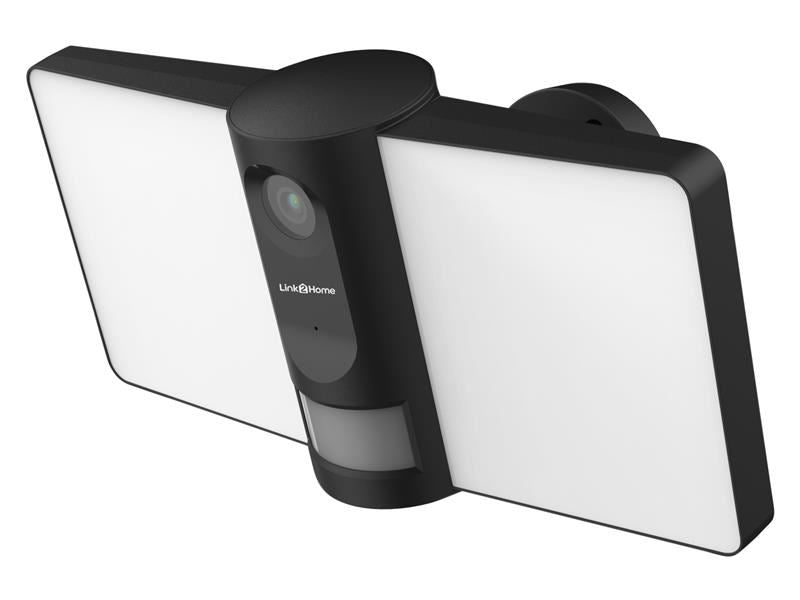 Link2Home Outdoor Smart Floodlight Camera 2K 4MP Black Link2Home - Dynamic Drive