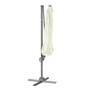 Dellonda Cantilever Parasol with 360 Rotation, Tilt & Cover 3m - Cream Dellonda - Dynamic Drive
