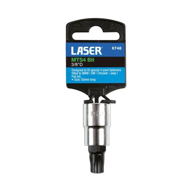 Laser Mortorq Socket Bit 3/8"D MTS4 6748 Laser - Dynamic Drive