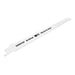 Sealey Reciprocating Saw Blade Wood & Nail 150mm 6tpi Pack of 5 SRBR611DF Sealey - Dynamic Drive