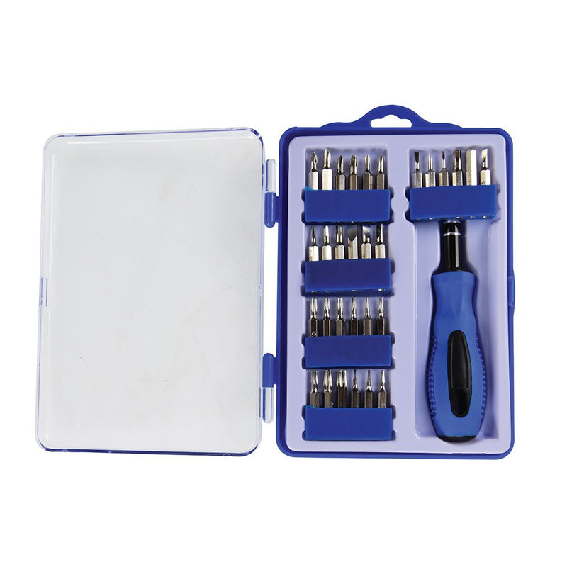 Silverline Precision Screwdriver Bit Set 31pce 31pce Silverline - Dynamic Drive