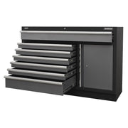 Sealey Modular 7 Drawer Floor Cabinet 1360mm APMS64 Sealey - Dynamic Drive
