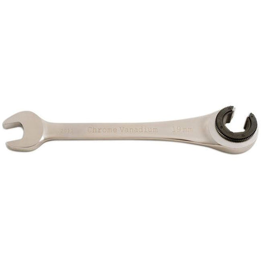 Laser Ratchet Flare Nut Wrench 19mm 4905 Laser - Dynamic Drive