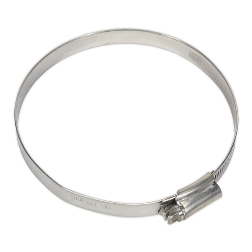 Sealey Hose Clip Stainless Steel 90-110mm Pack of 5 SHCSS4X Sealey  - Dynamic Drive