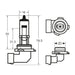 1x Ring H12 (712) 12v 53w Halogen Headlamp Headlight Bulb - R712 Ring  - Dynamic Drive