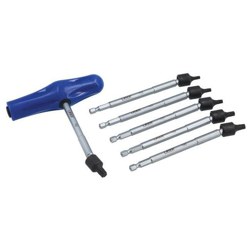 Laser Universal Joint Star Bit Set 6pc 8219 Laser - Dynamic Drive