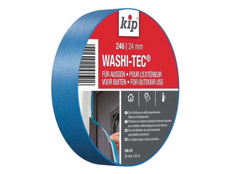 Kip® 246 Premium Outdoor WASHI-TEC® Masking Tape 24mm x 50m KIP® - Dynamic Drive