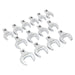 Seigen by Sealey Crow's Foot Open End Spanner Set 14pc 1/2"Sq Drive Metric Sealey  - Dynamic Drive