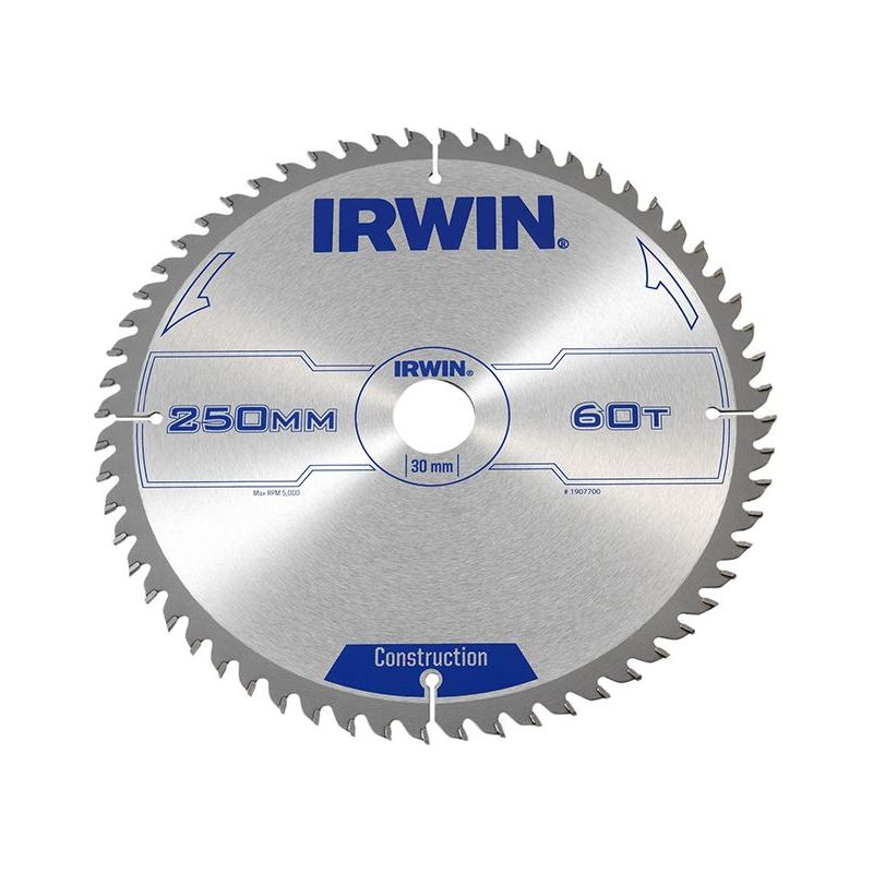 Irwin® General Purpose Table & Mitre Saw Blade 250 x 30mm x 60T ATB IRWIN® - Dynamic Drive