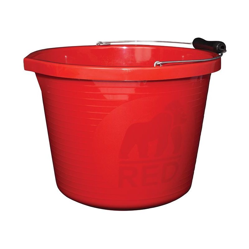 Red Gorilla Premium Bucket 14 litre (3 gallon) - Red Red Gorilla - Dynamic Drive