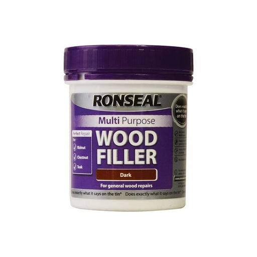 Ronseal Multipurpose Wood Filler Tub Dark 250g Ronseal - Dynamic Drive