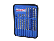 Faithfull SDS Plus Drill Bit Set, 10 Piece Faithfull - Dynamic Drive