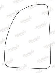 Summit Stick-On Standard Mirror Glass fits Citroen Jumper Ducato LHS Summit - Dynamic Drive