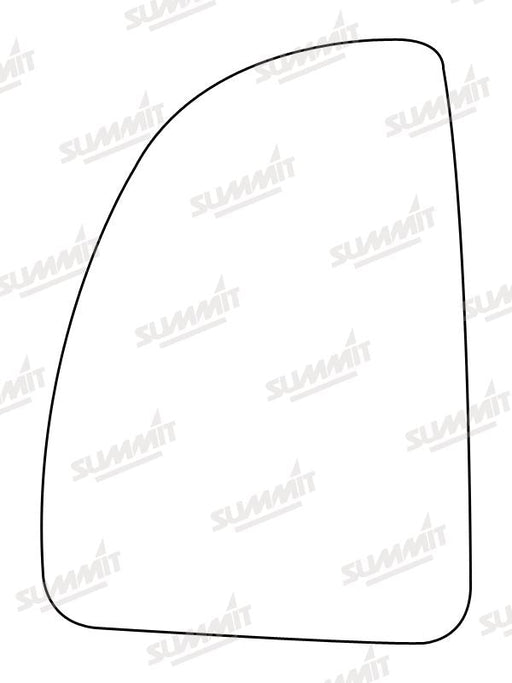 Summit Stick-On Standard Mirror Glass fits Citroen Jumper Ducato LHS Summit - Dynamic Drive