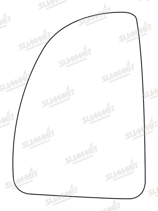 Summit Stick-On Standard Mirror Glass fits Citroen Jumper Ducato LHS Summit - Dynamic Drive
