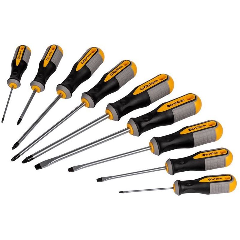Roughneck Screwdriver Set, 9 Piece Roughneck - Dynamic Drive