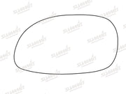 Summit Stick-On Standard Mirror Glass fits Honda Civic LHS Summit - Dynamic Drive