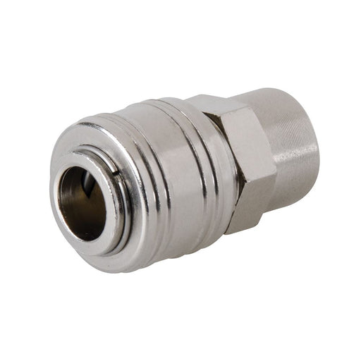 Silverline Euro Air Line Female Thread Quick Coupler 1/4" BSP Silverline - Dynamic Drive