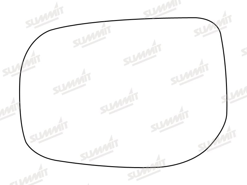 Summit Heated Base Plate With Standard Mirror Glass fits Toyota Camry LHS Summit - Dynamic Drive