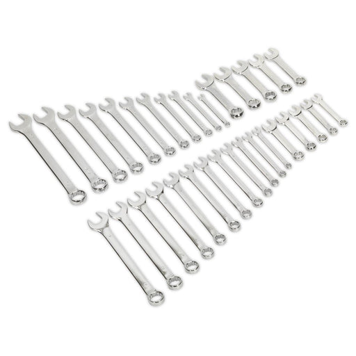 Siegen by Sealey Combination Spanner Set 33Pc - Metric/Imperial Siegen by Sealey - Dynamic Drive