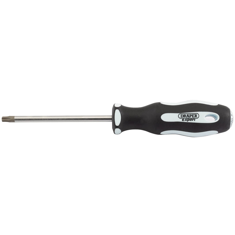 Draper TX-STAR Security Soft Grip Screwdriver, T27T x 100mm 35147 Draper - Dynamic Drive
