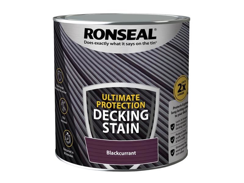 Ronseal Ultimate Protection Decking Stain Blackcurrant 2.5 litre Ronseal - Dynamic Drive