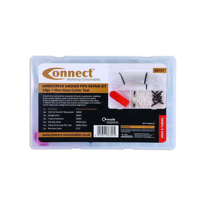 Connect Windscreen Washer Pipe Repair Kit 36757 Connect - Dynamic Drive