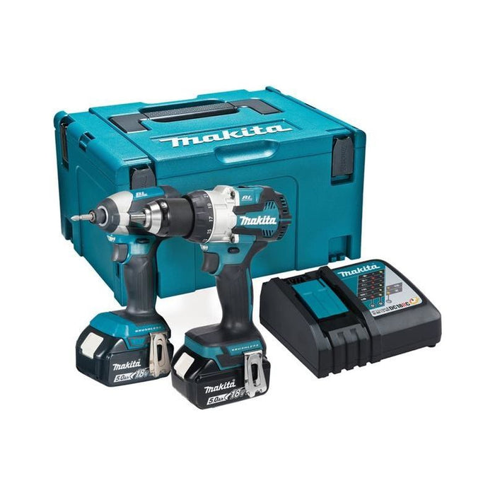 Makita DLX2507TJ LXT Brushless Combo Kit 18V 2 x 5.0Ah Li-ion Makita - Dynamic Drive