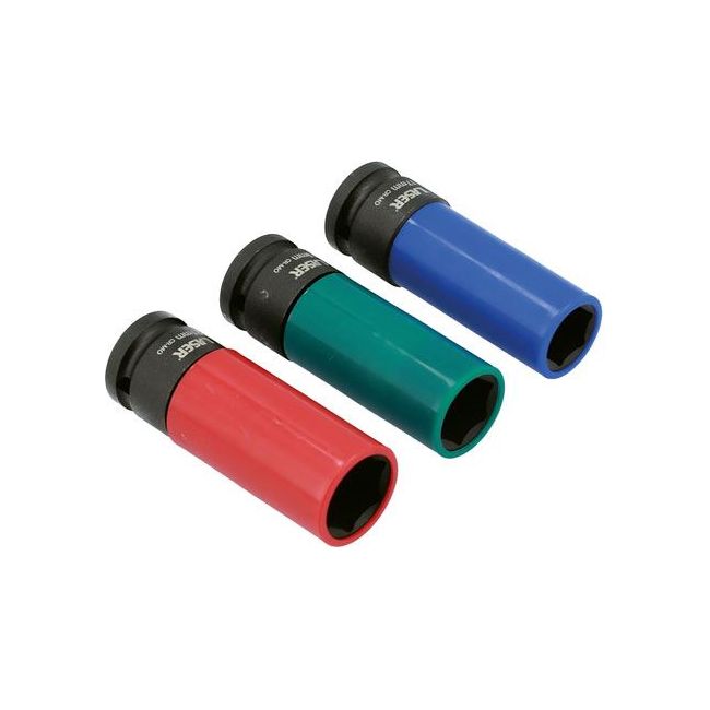 Laser Wheel Nut Set 1/2"D 3pc 3039 Laser - Dynamic Drive