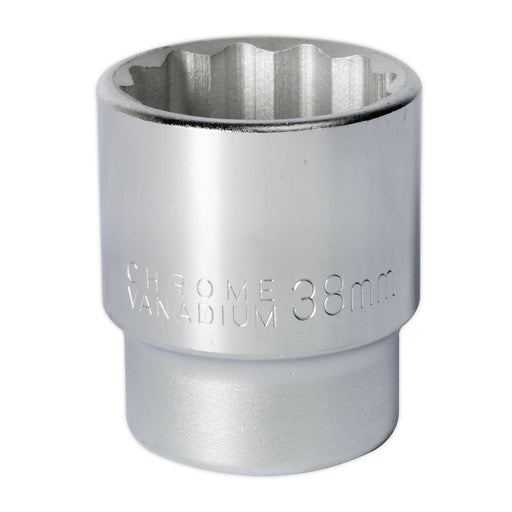 Sealey WallDrive Socket 38mm 3/4"Sq Drive S34/38 Sealey - Dynamic Drive
