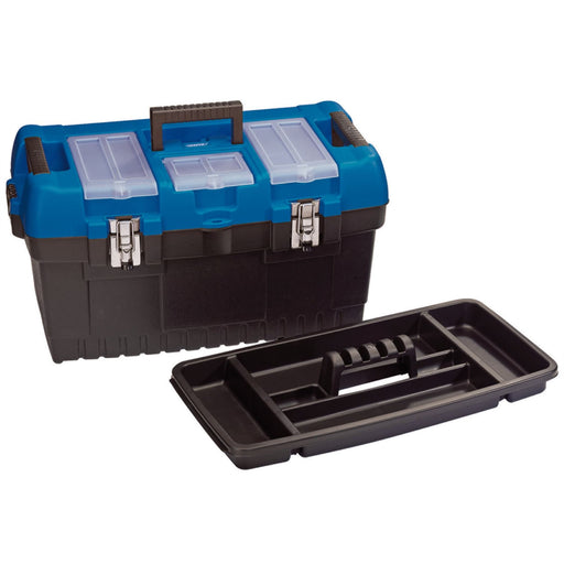 Draper Large Tool Box with Tote Tray, 564mm 53887 Draper - Dynamic Drive