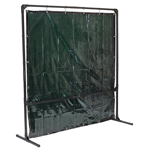 Draper Welding Curtain with Metal Frame, 6' x 6' 28406 Draper - Dynamic Drive
