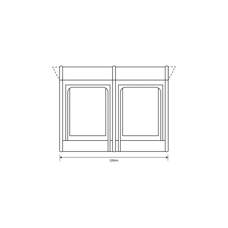 Outdoor Revolution Sportlite Air 320 Caravan Awning (235-250) Outdoor Revolution - Dynamic Drive