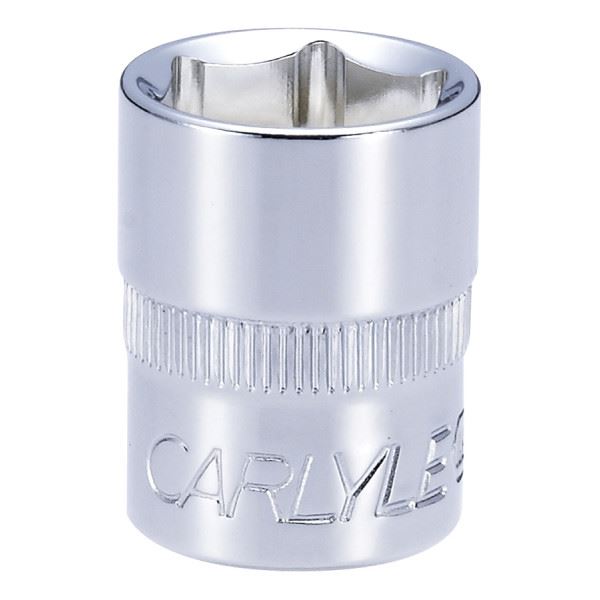 Carlyle Hand Tools 3/8Dr 16mm 6Pt Chrome Socket S38016M Caryle Tools - Dynamic Drive